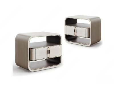 现代床头柜3D模型下载